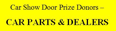 Door Prize Donors PARTS
